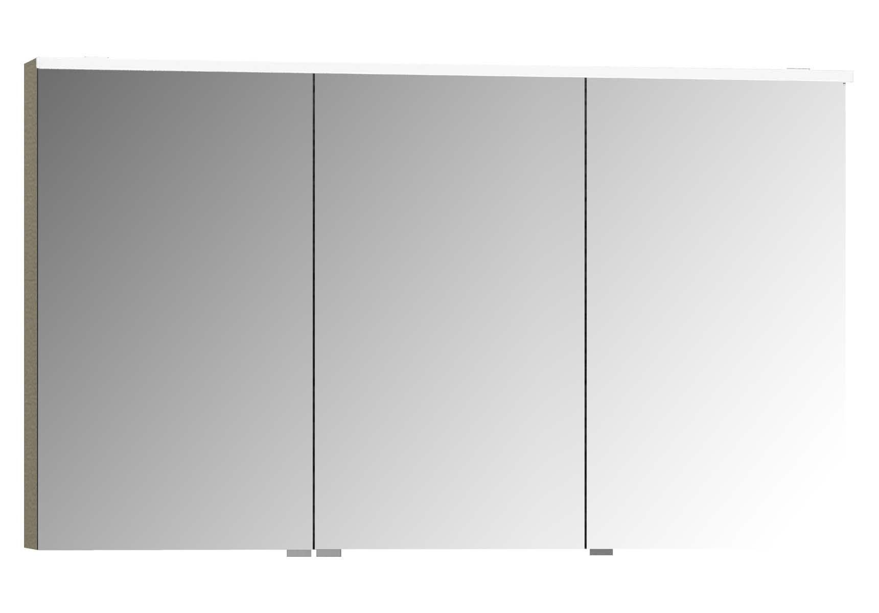 Mirror Cabinet, Premium, 120 cm, Metallic Mink
