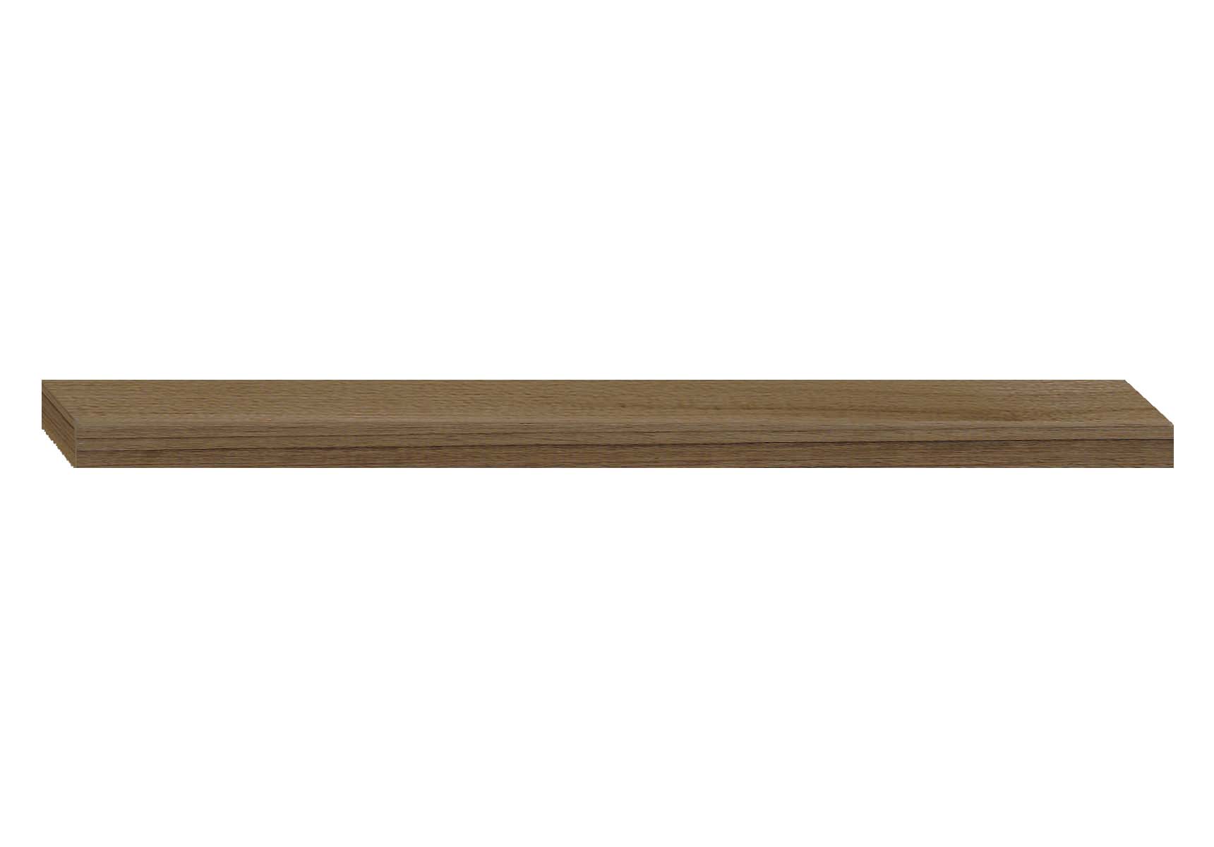 Shelf, 60 cm, Waved Natural Wood