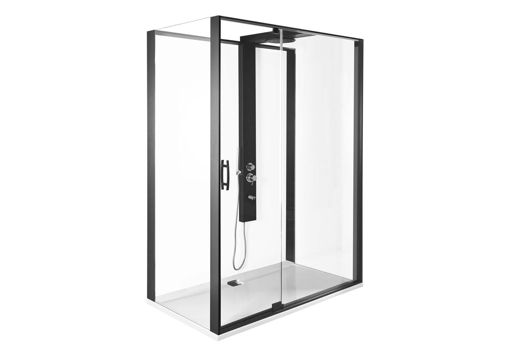 SU-Zest 160x90 Left W.Door-Gray Frame