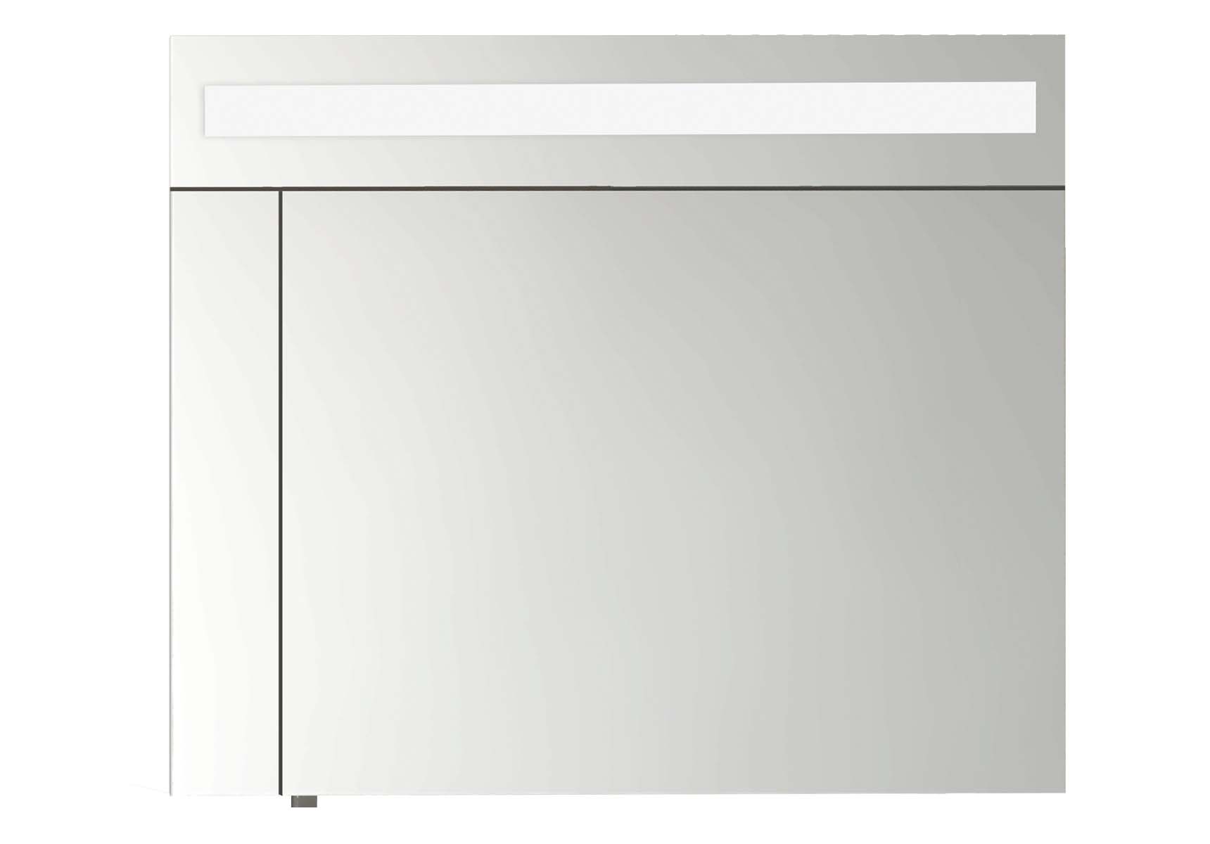 Mirror Cabinet, Elite, 60 cm, White High Gloss Right