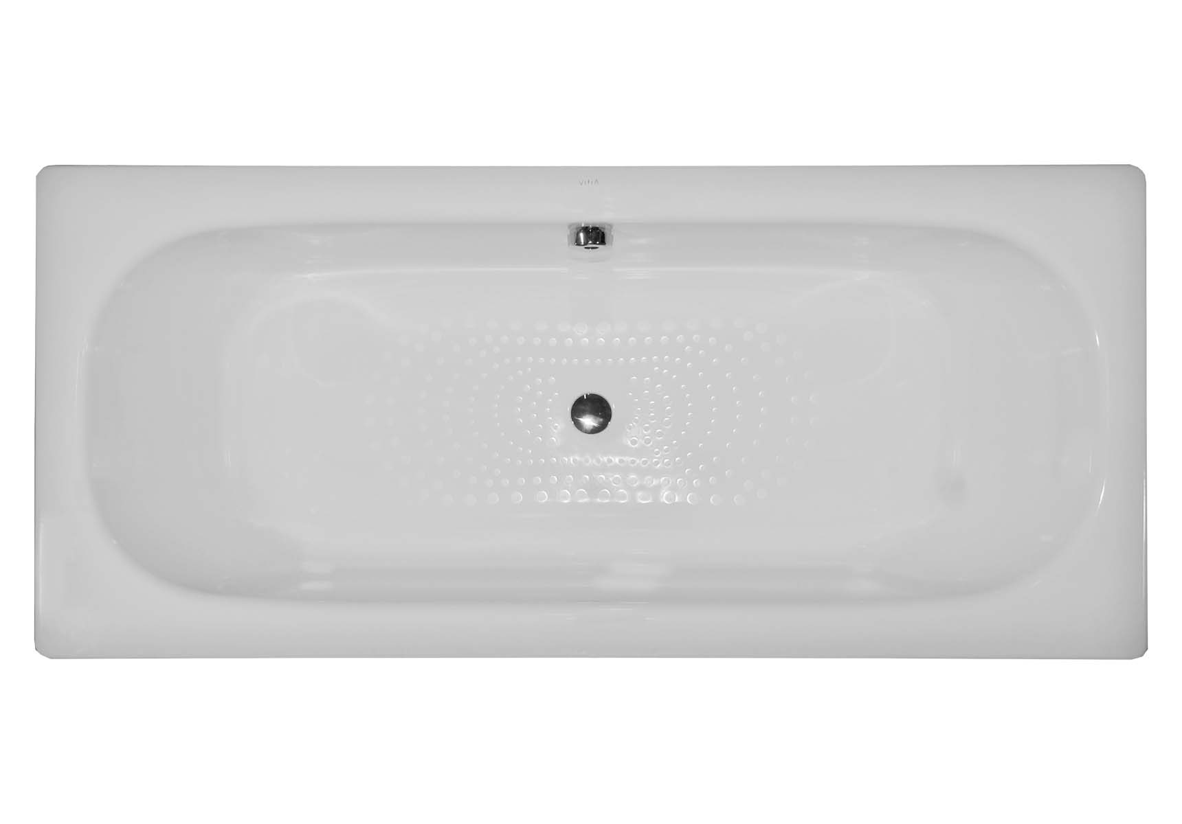 Generic Duo 170x75 cm Steel Bathtub, 3.5 Mm, Sound Proofing Pad