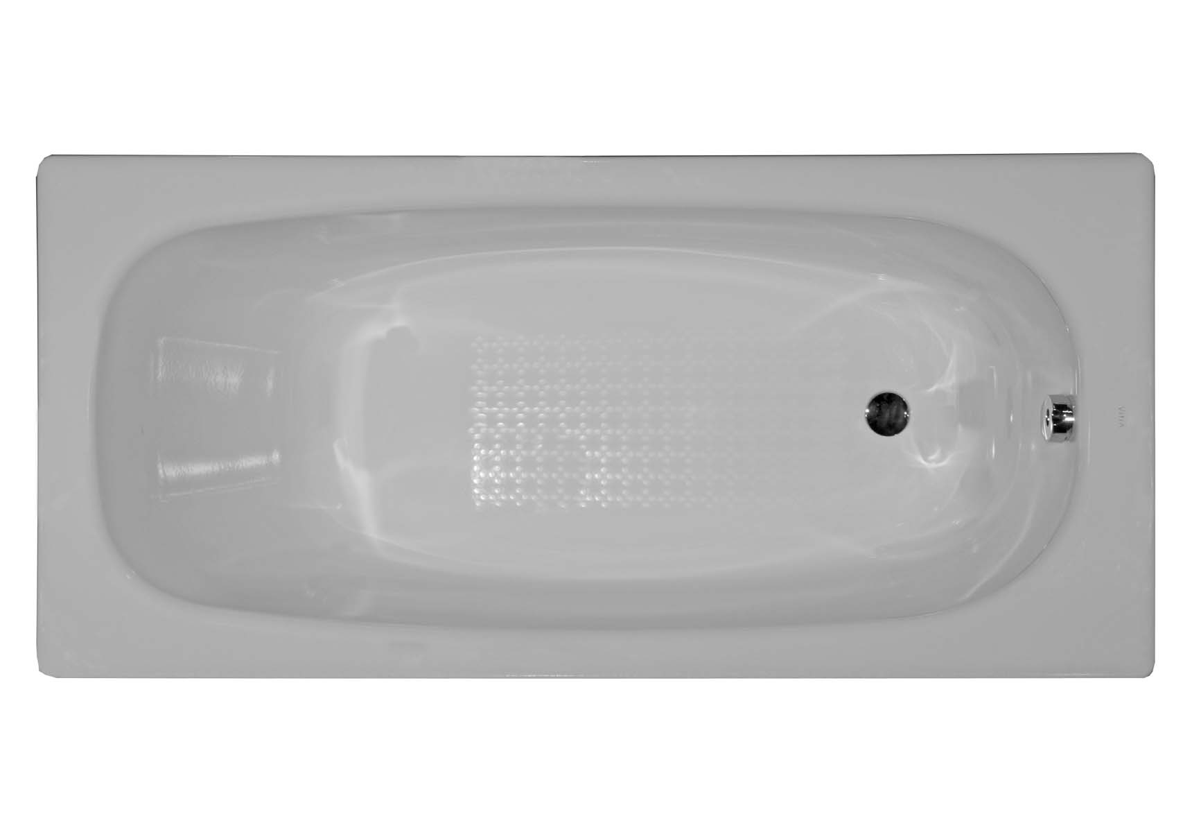 Generic 160x70 cm Steel Bathtub, 2.2 Mm, Normal Depth