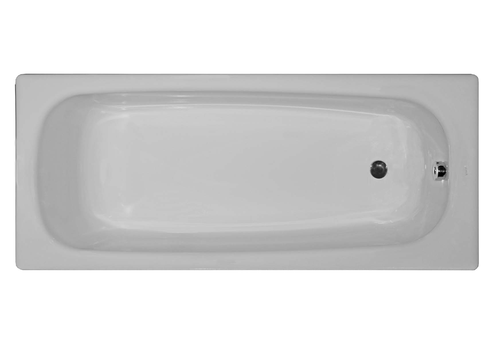 Generic 150x70 cm Steel Bathtub, 2.2 Mm, Low Depth