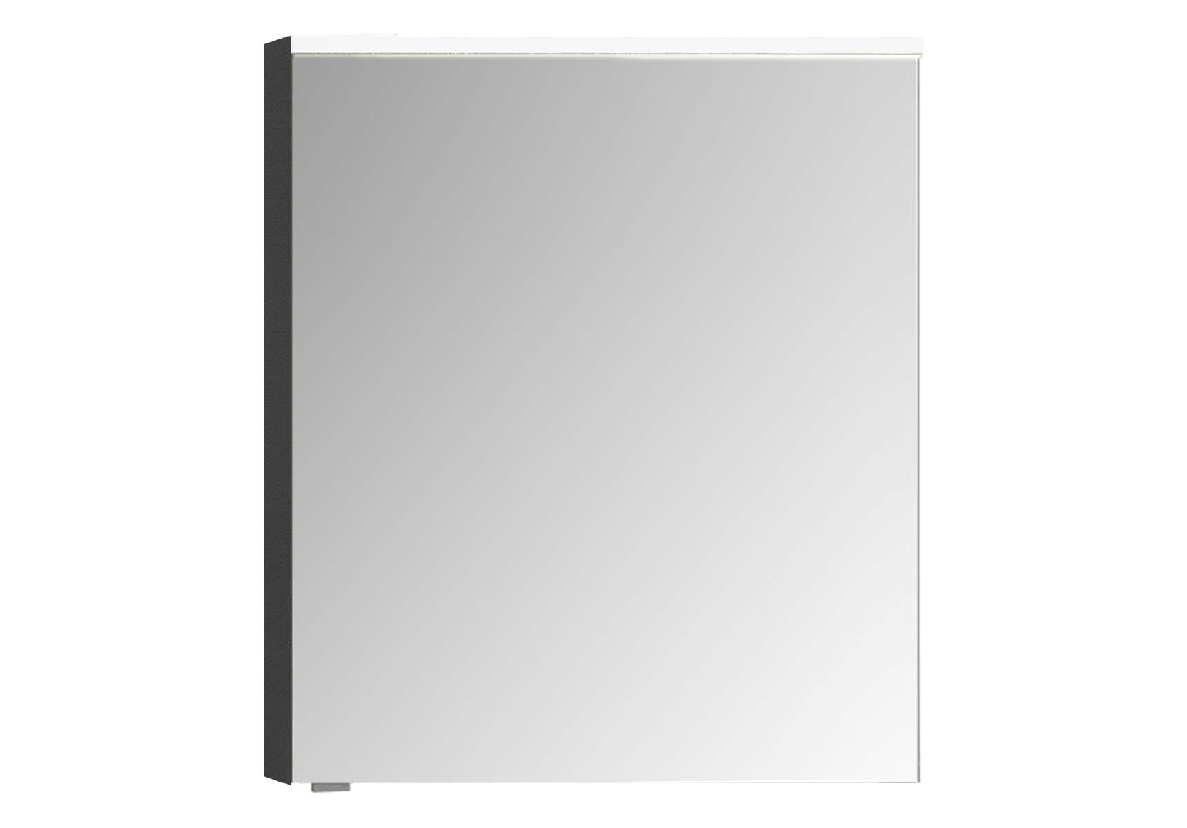 Mirror Cabinet, Premium 60 cm Anthracite High Gloss Right