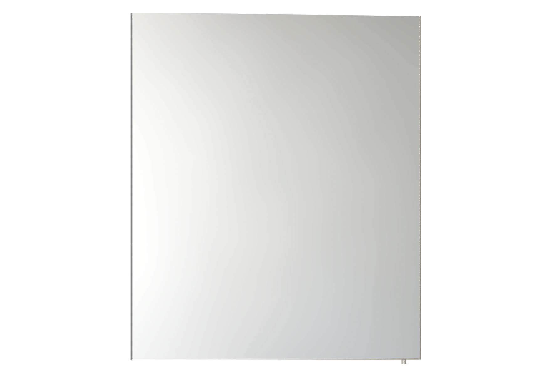 Mirror Cabinet, Classic, 60 cm, White High Gloss Left