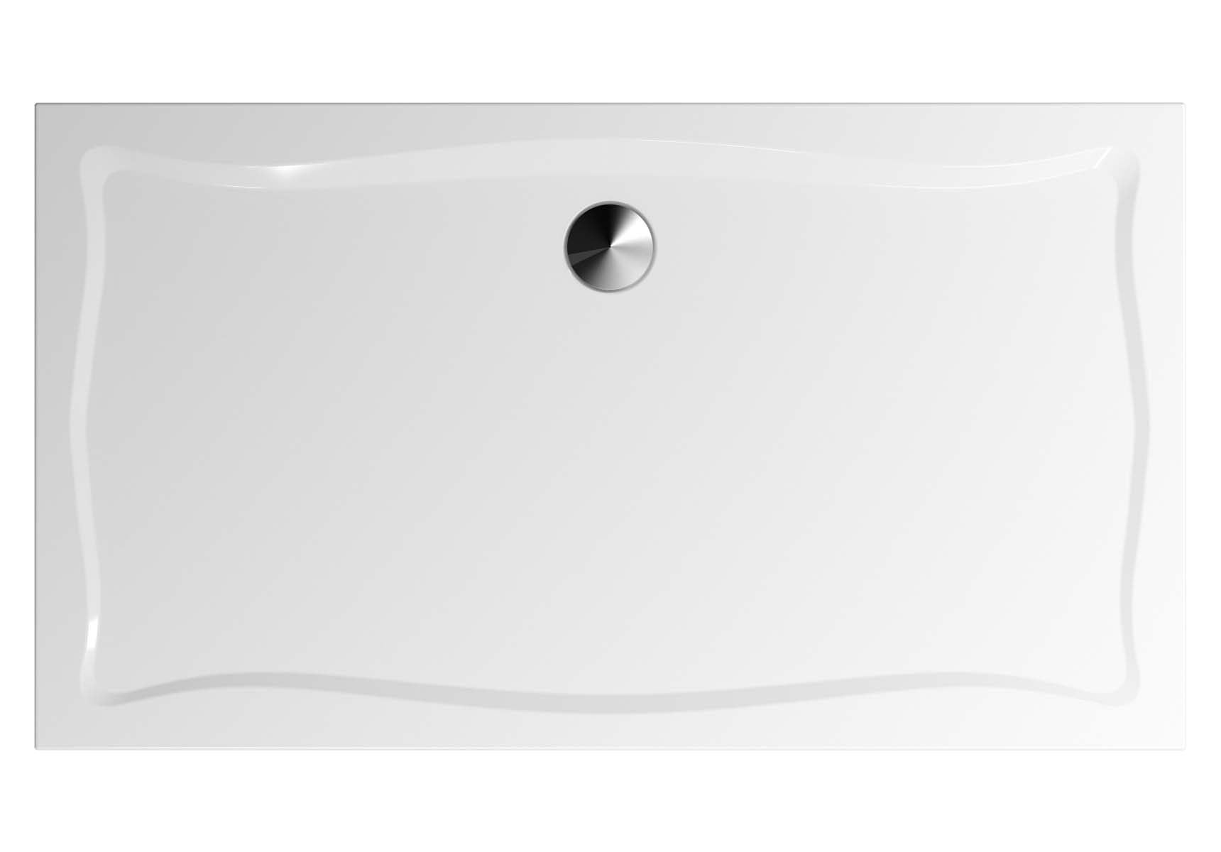 Elegance 160x90 cm Rectangular Flat(Concealed) Shower Tray,
