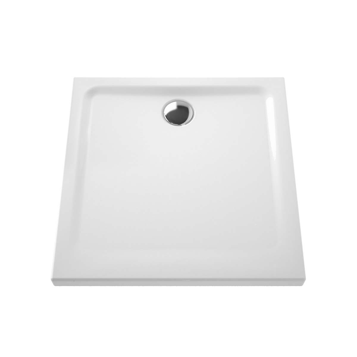 Arkitekt Square Shower Tray, Antislip, 80 cm