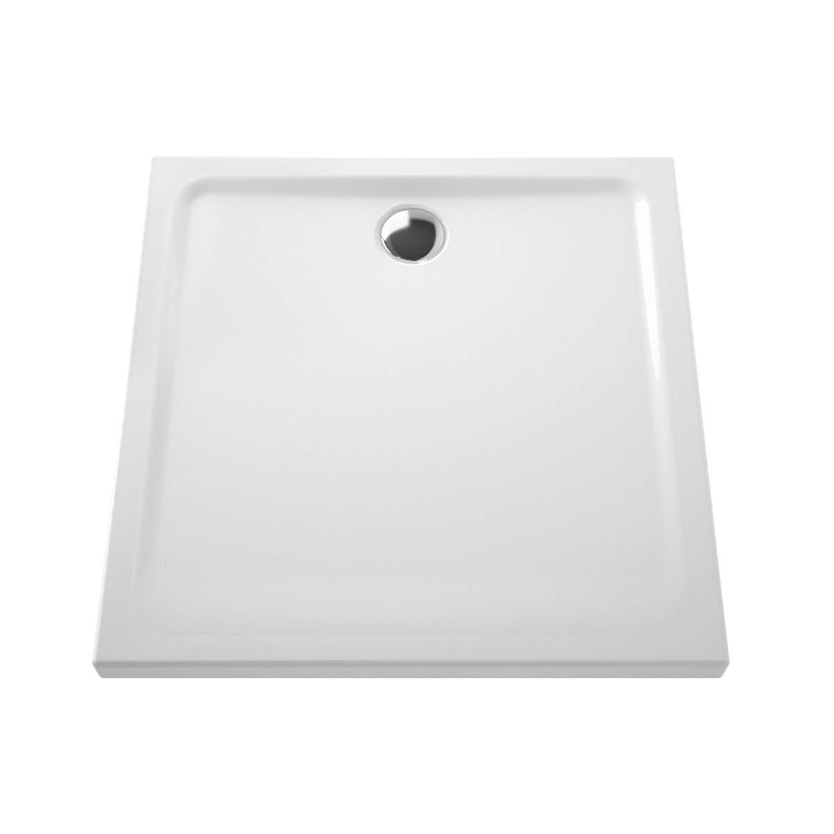 Arkitekt Square Shower Tray, Antislip, 90 cm