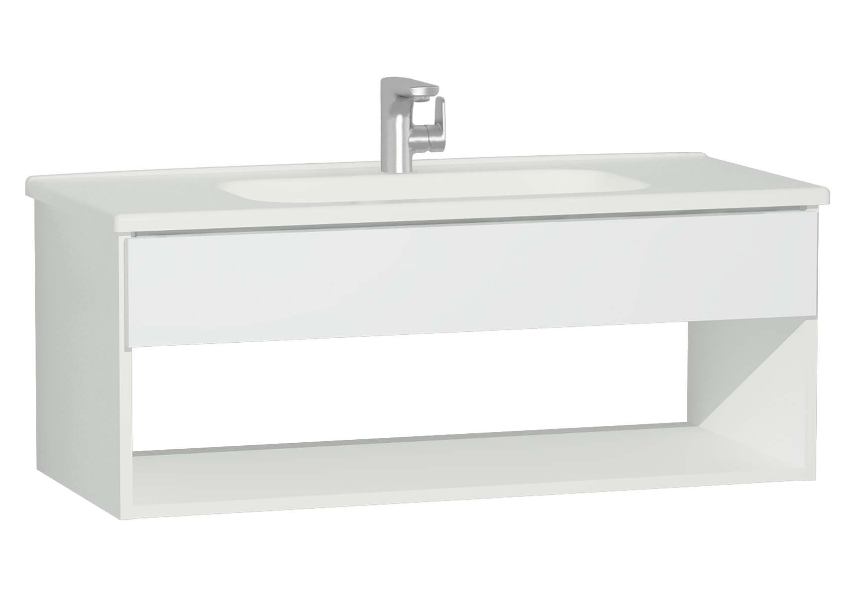 D-Light Hotel Unit, 110 cm, Matte White