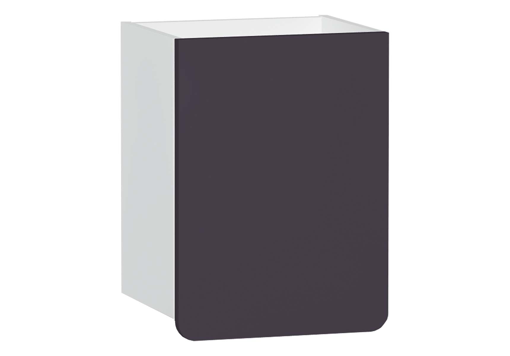 D-Light Side Unit, 40 cm, Matte White & Purple, Left