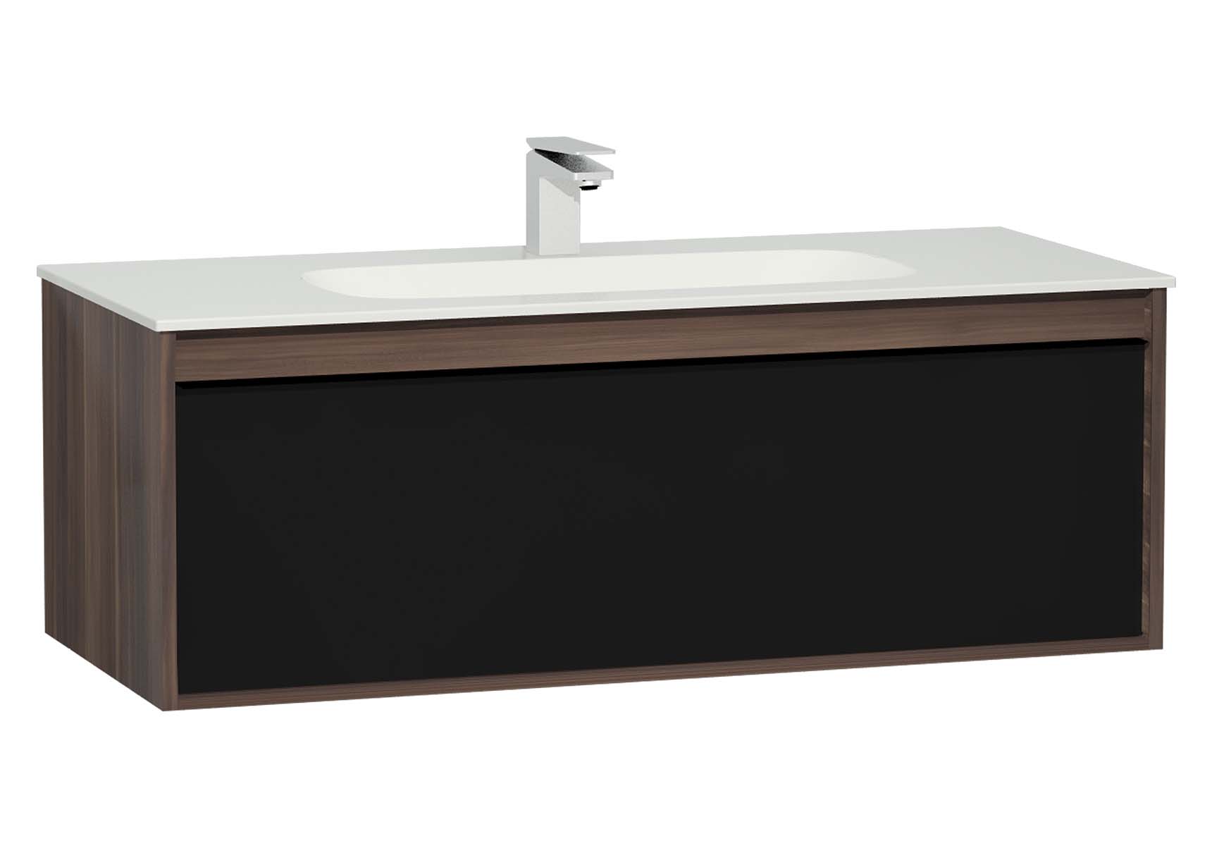 Metropole 120 cm Washbasin Unit, 1 Drawer, Infinit Washbasin, Erik