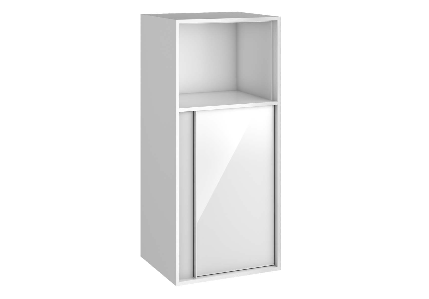 Metropole 40 cm Additional Unit, White High Gloss, Right