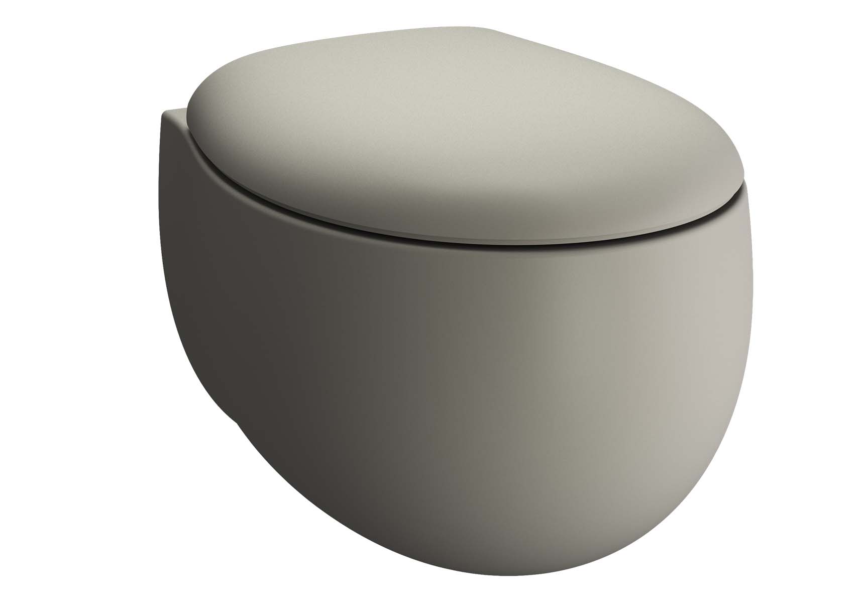 Memoria Wall-Hung WC Pan, Matt Taupe