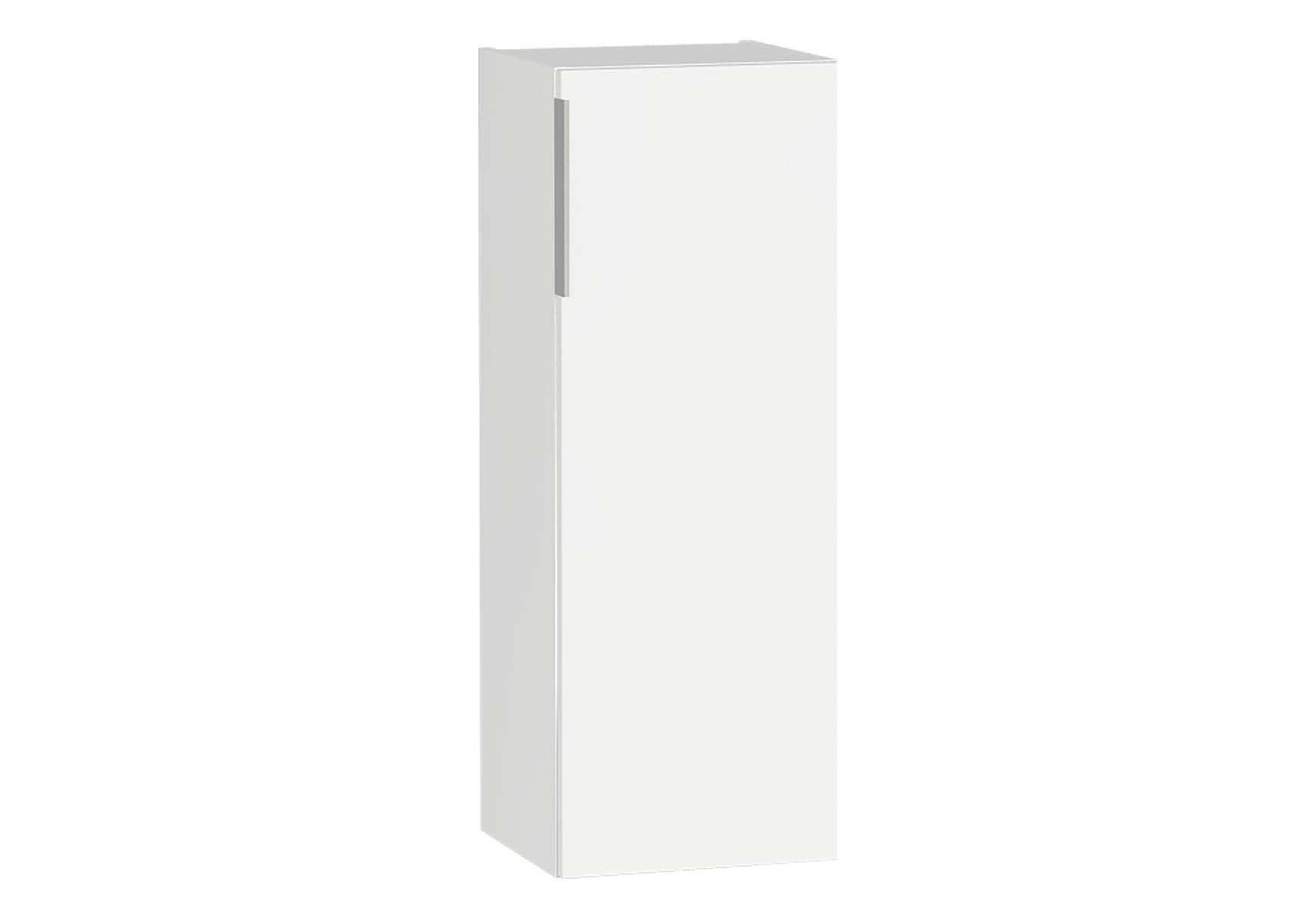 Central Middle Unit, 35 cm, White High Gloss, Right