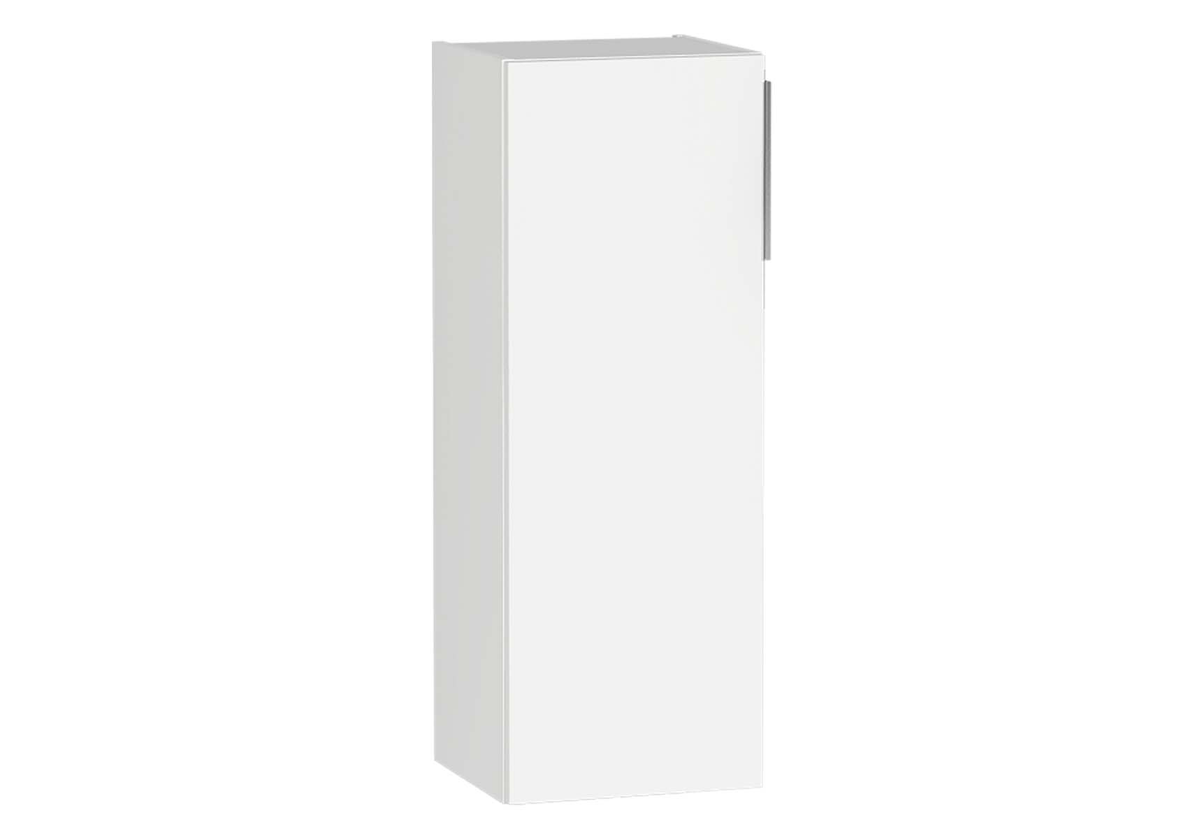 Central Middle Unit, 35 cm, White High Gloss, Left