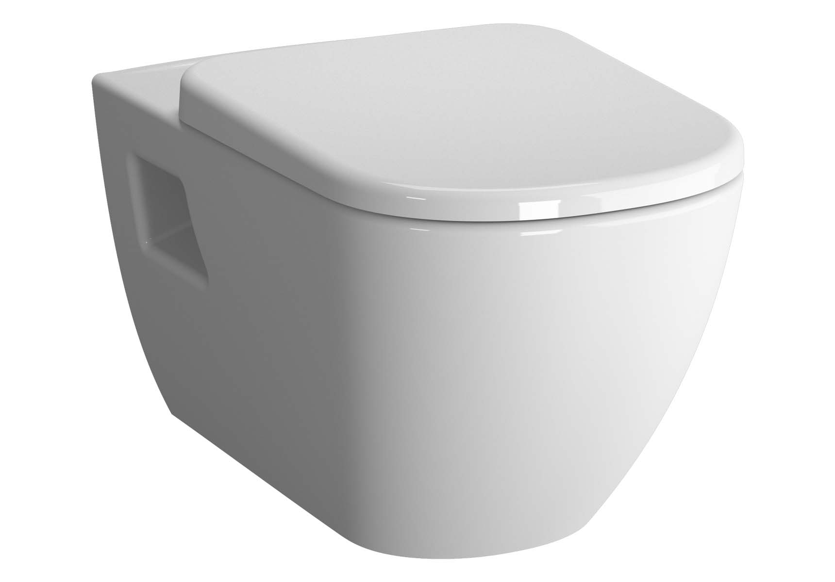 D-Light Wall-Hung WC Pan Lid (without Bidet Pipe)