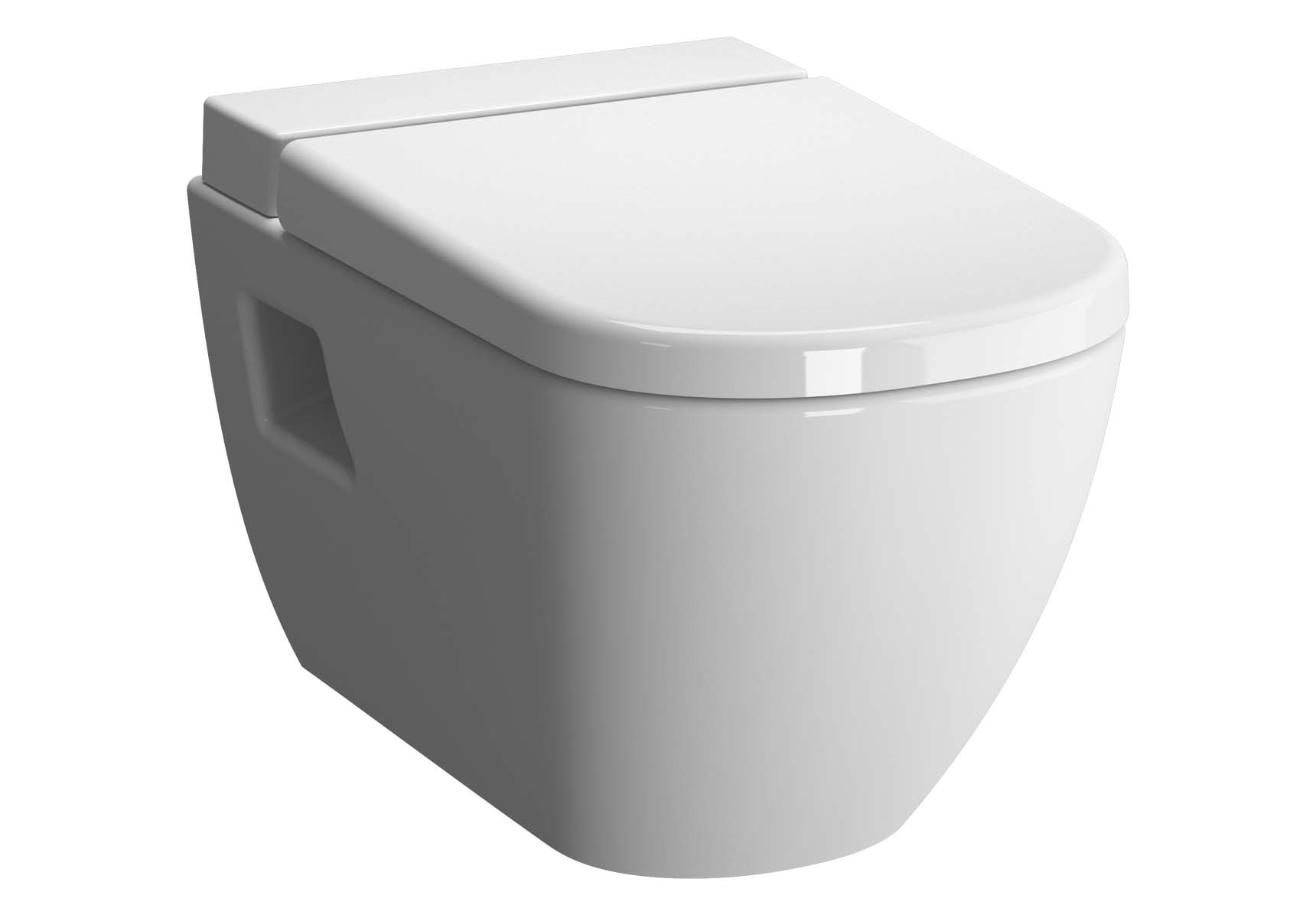 D-Light Wall-Hung WC Pan Lid (without Bidet Pipe), Vitra Fresh