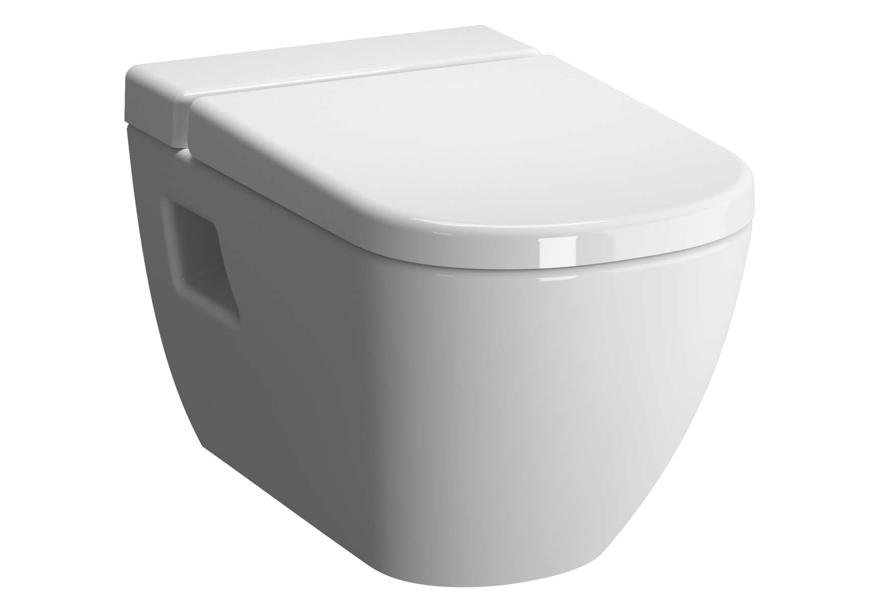 D-Light Rim-Ex Wall-Hung WC Pan Lid (without Bidet Pipe), Vitra Fresh
