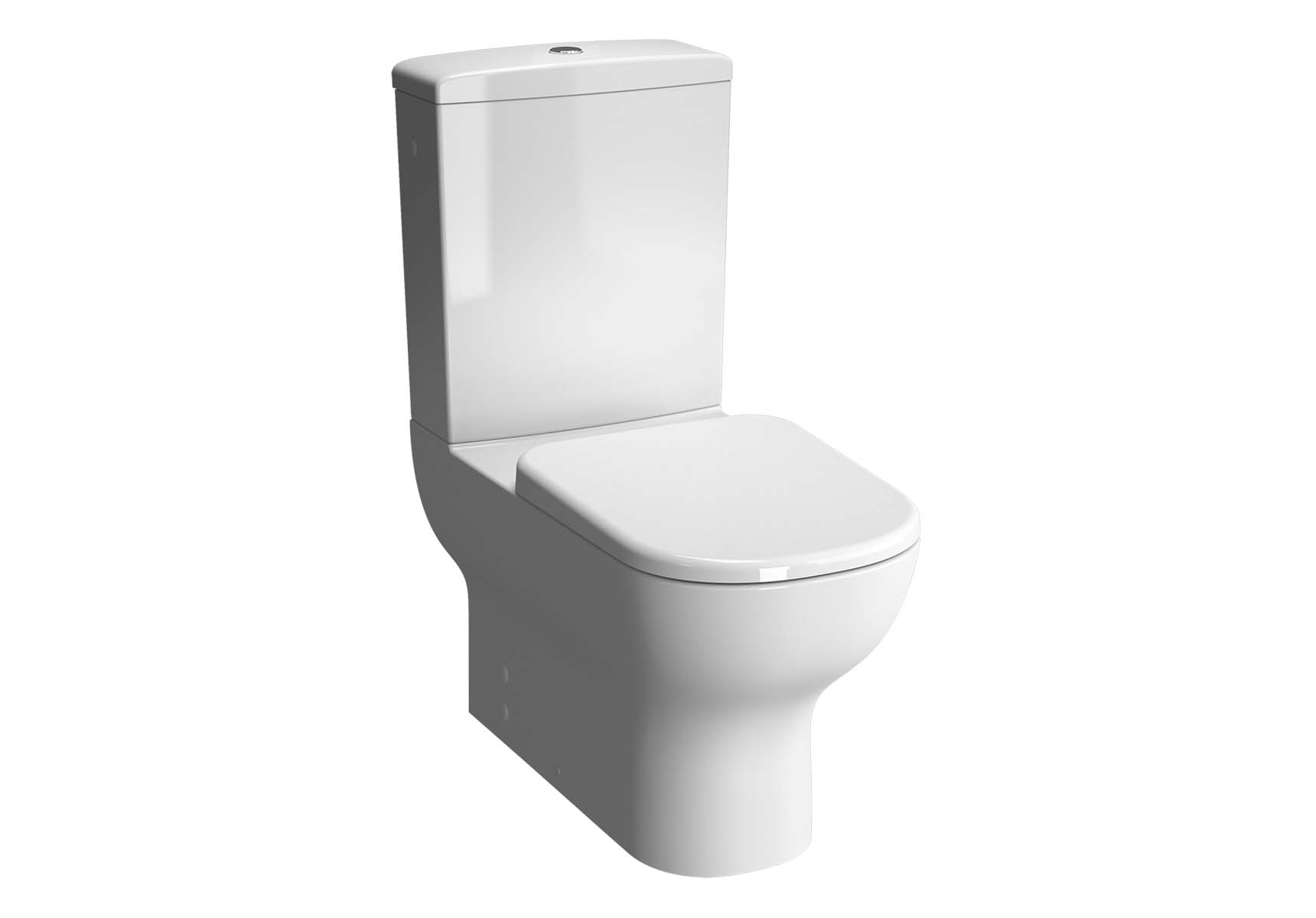 D-Light Rim-Ex Open Back Close-Coupled WC Pan (without Bidet Pipe)