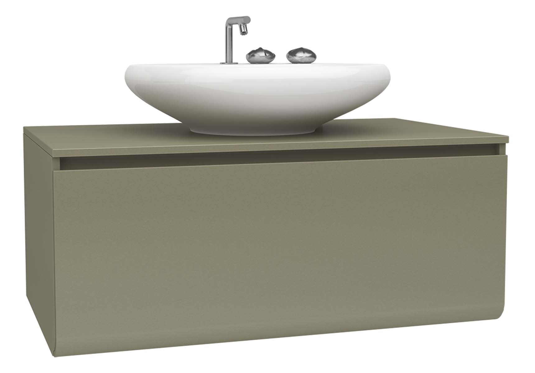 Istanbul Washbasin Unit, 100 cm, White High Gloss