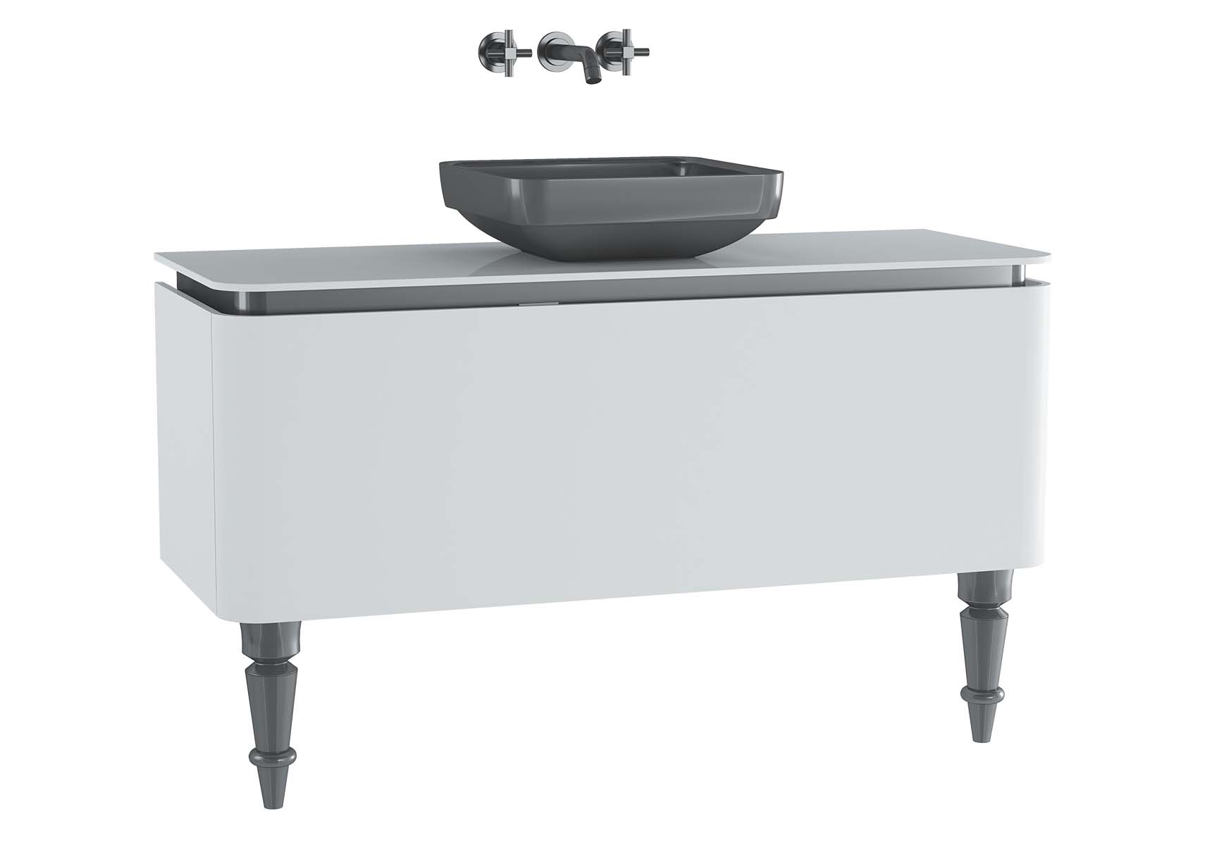 Gala Classic Washbasin Unit 120 cm White-Chrome