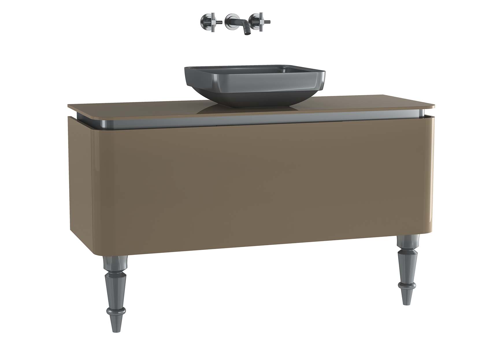 Gala Classic Washbasin Unit 120 cm Beige-Chrome