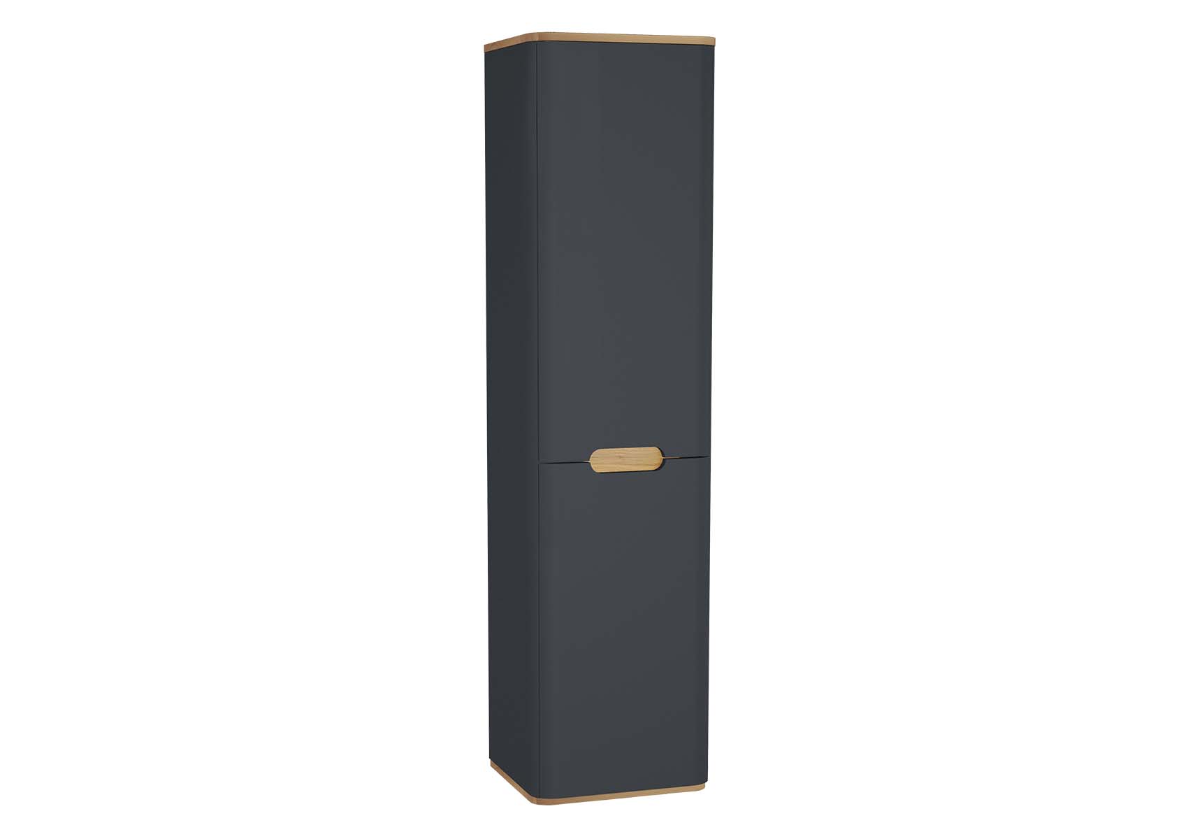 Sento Tall Unit, 40 cm, without legs, Matte Anthracite, left