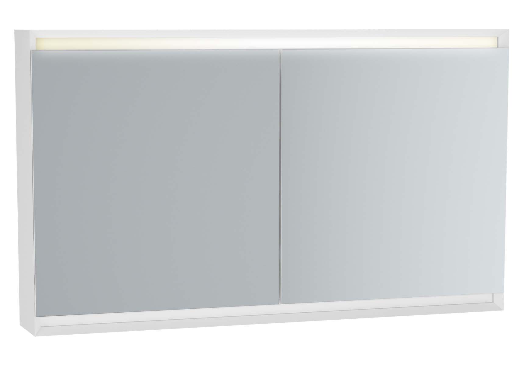 Frame Mirror Cabinet, 120 cm, Matte White