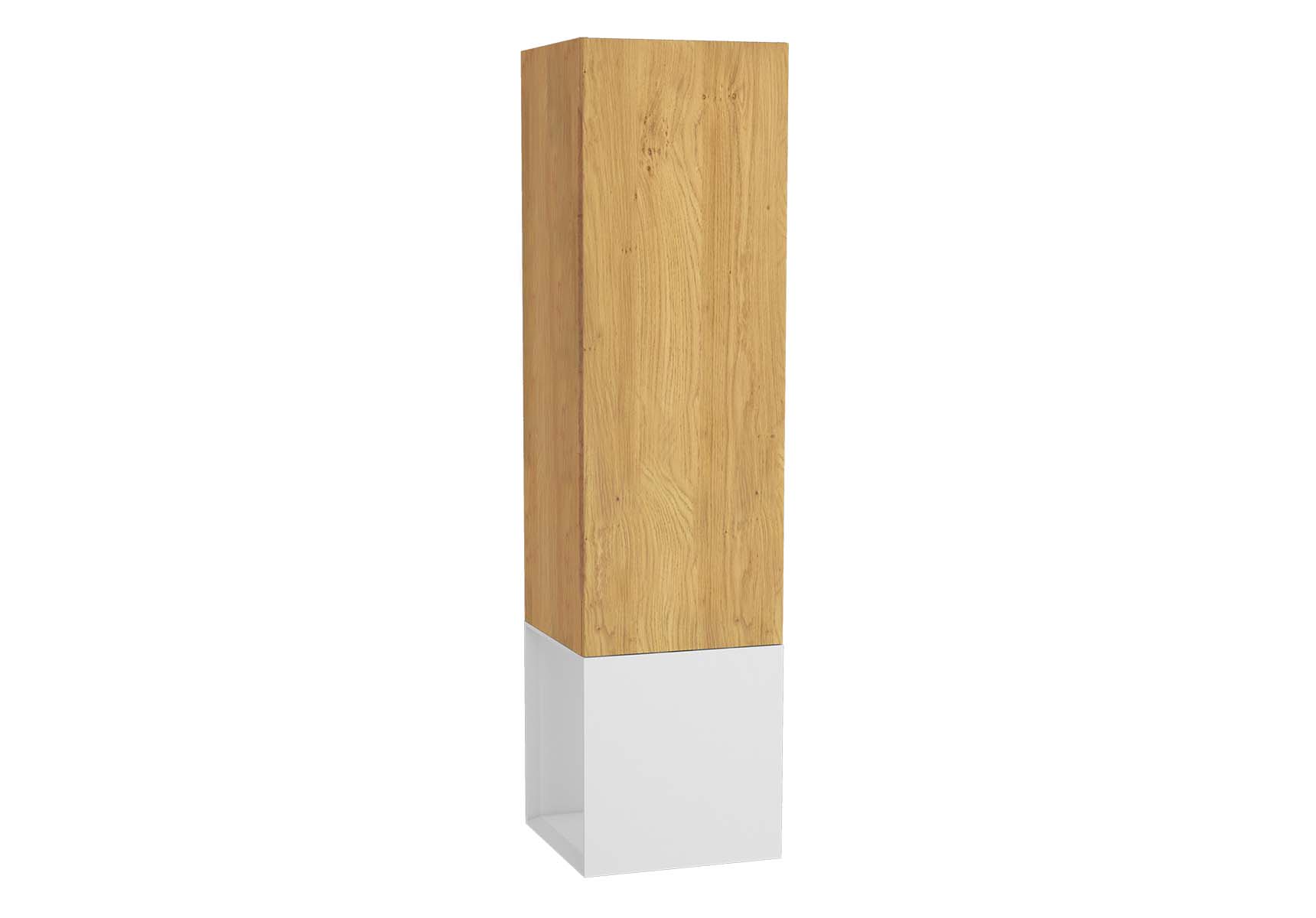 Frame Tall Unit, 40 cm, with open box, Matte White, left