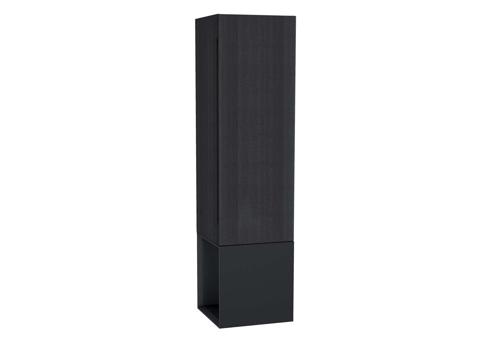 Frame Tall Unit, 40 cm, with open box, Matte Black, right