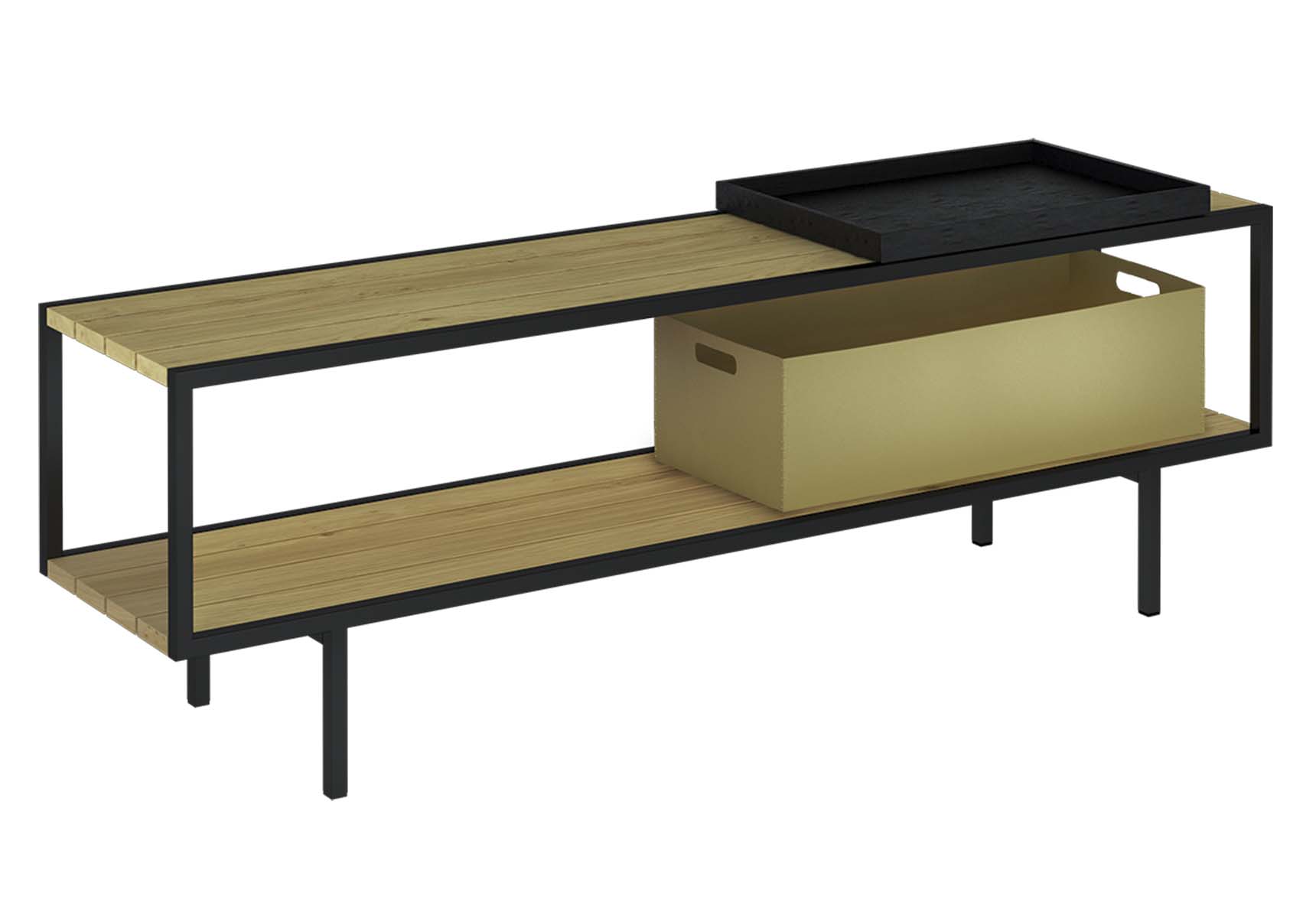 Memoria Elements Bench With Tray, 150 cm