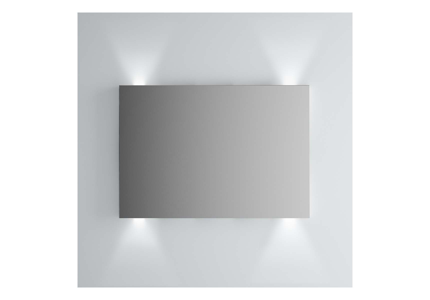 Brite Mirror, 100 cm, illuminated from top and bottom