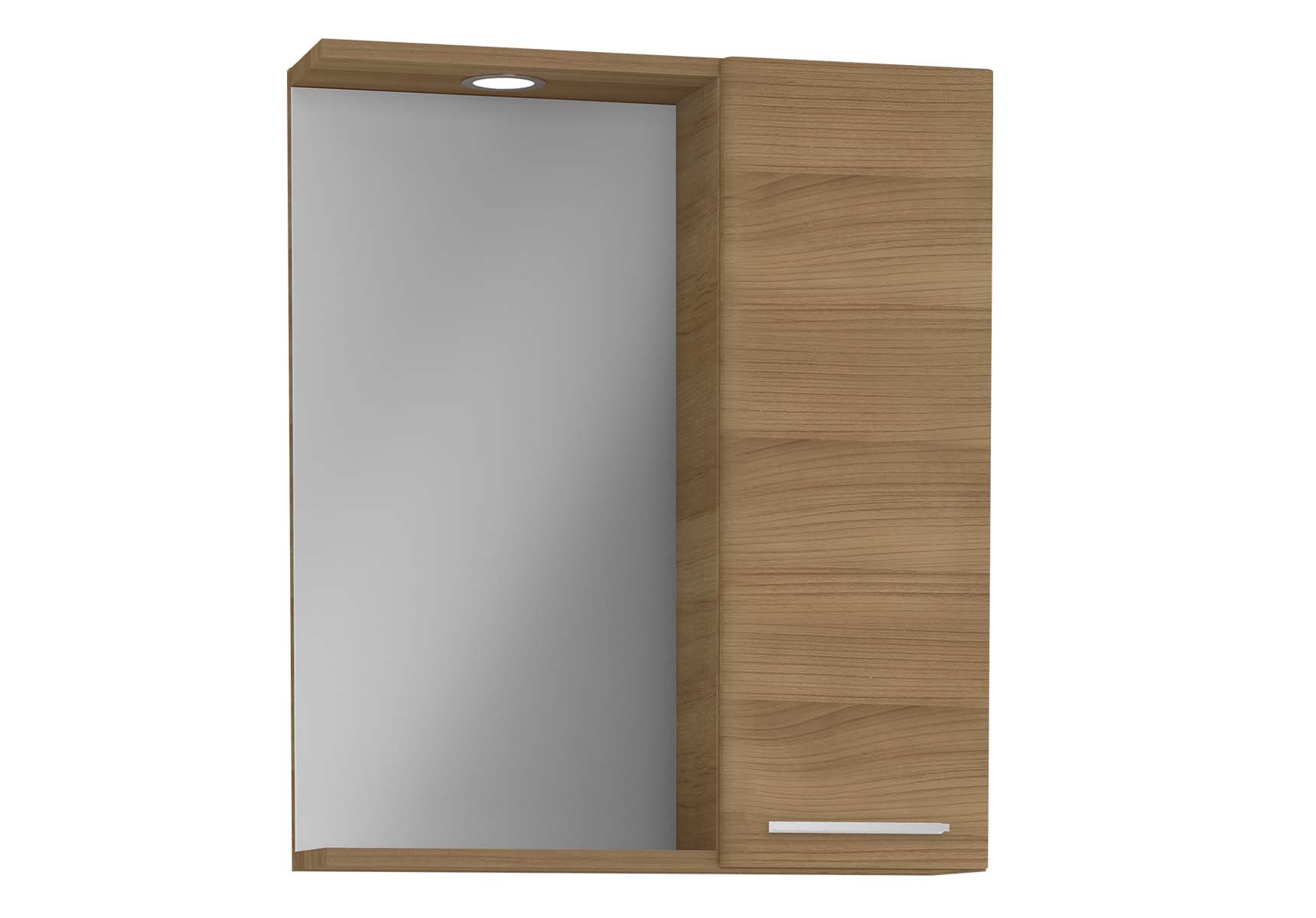S20 Mirror with Side Cabinet, 60 cm, Golden Cherry