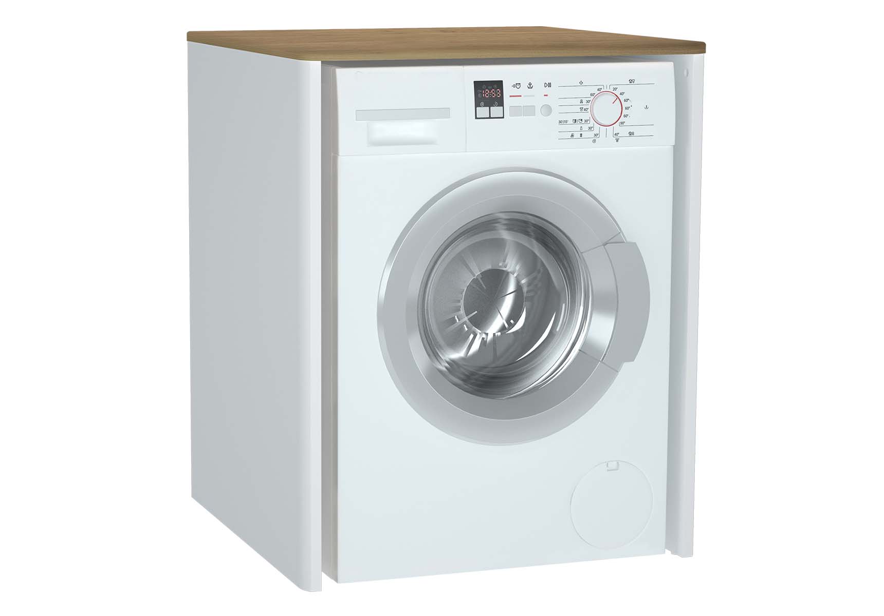 Sento Laundry Unit, 70 cm, without laundry basket Matte White