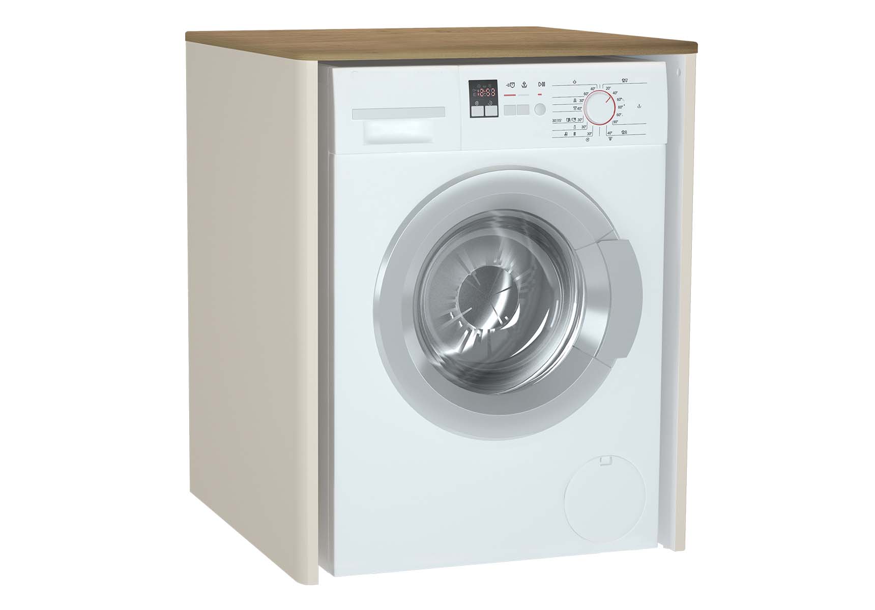 Sento Laundry Unit, 70 cm, without laundry basket Matte Cream