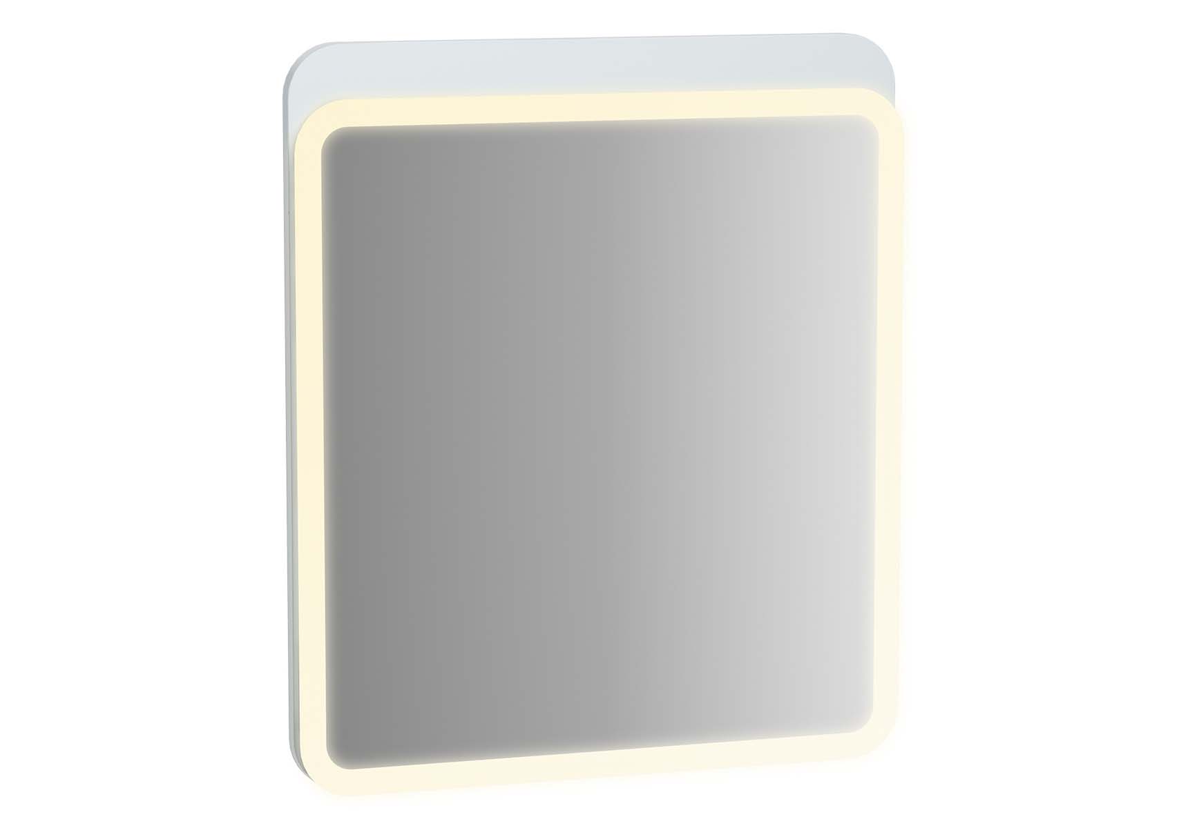 Sento Illuminated Mirror, 60 cm, Matte White