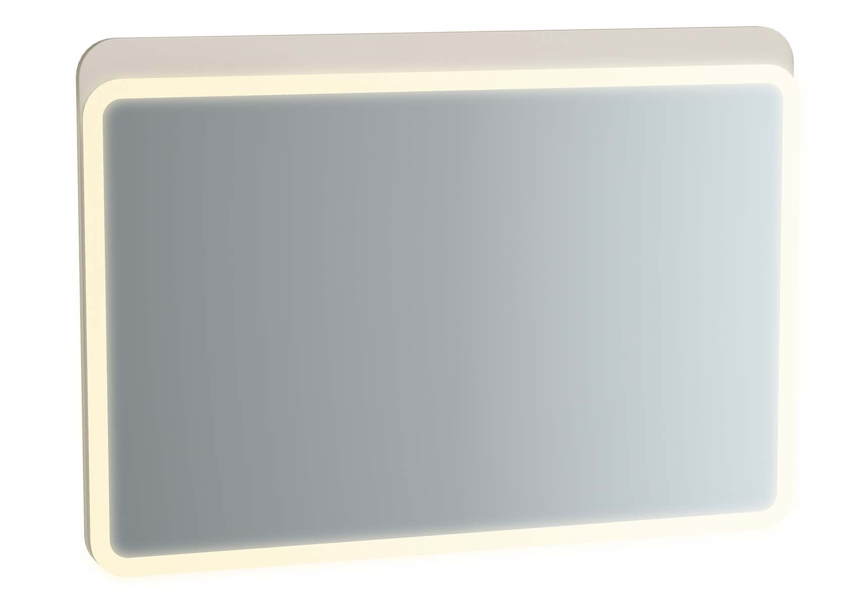 Sento Illuminated Mirror, 100 cm, Matte Cream