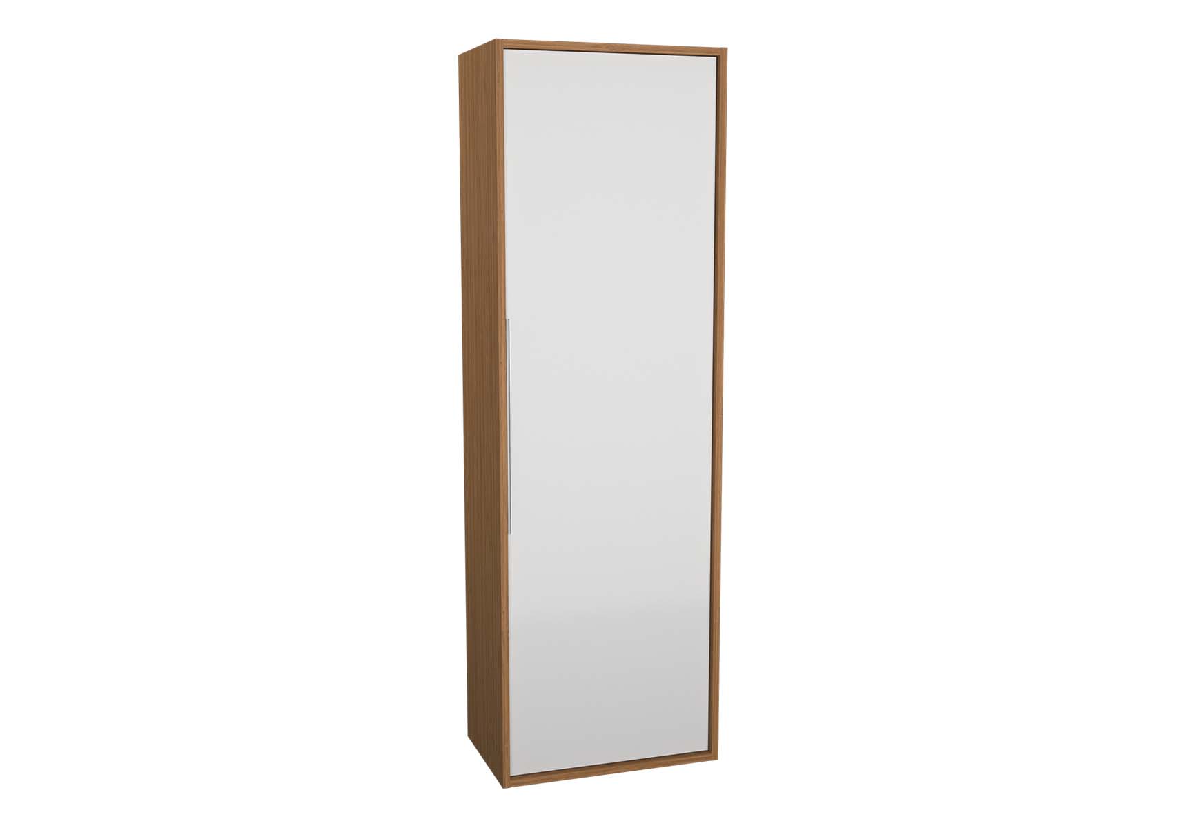 Integra Cleaning Unit, 50 cm, White High Gloss & Bamboo, left