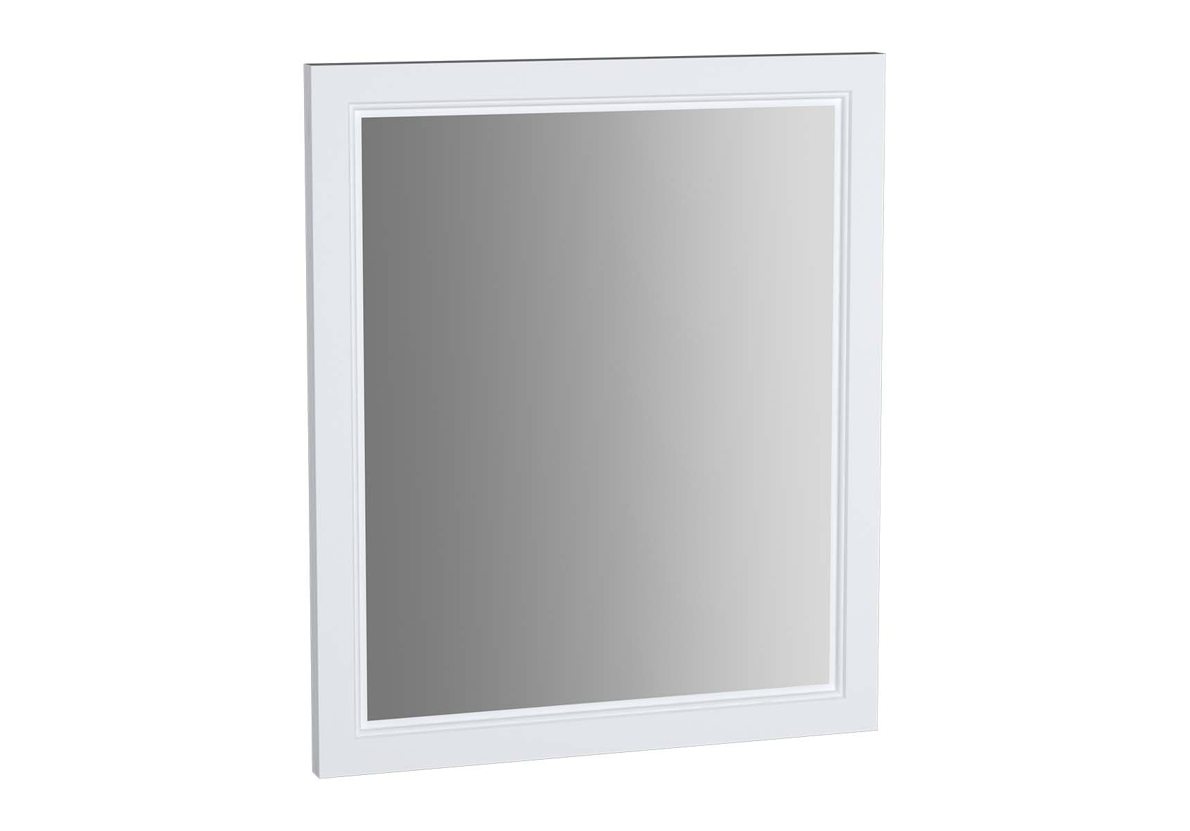 Valarte Flat Mirror, 65 cm, Matte White