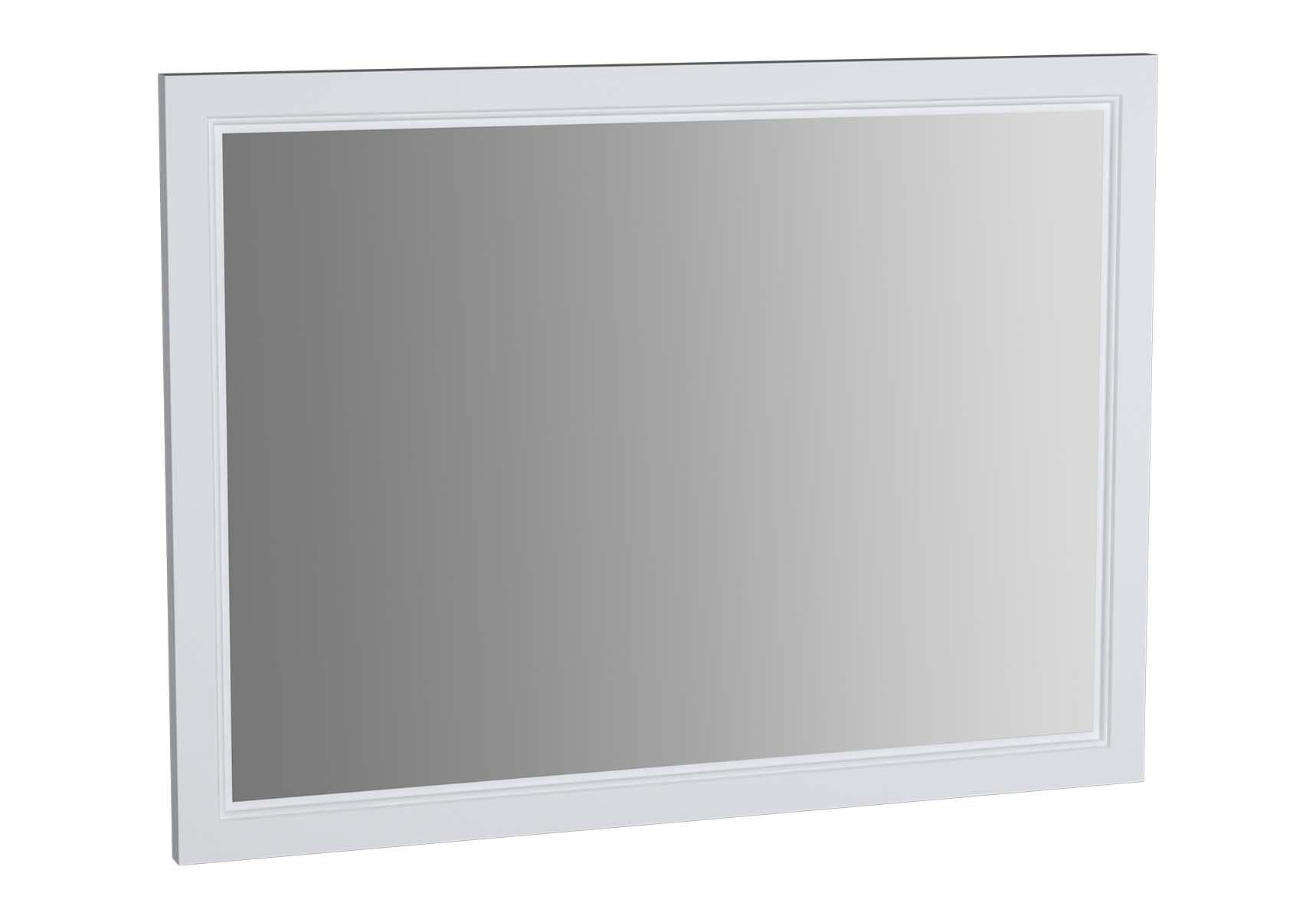 Valarte Flat Mirror, 100 cm, Matte White