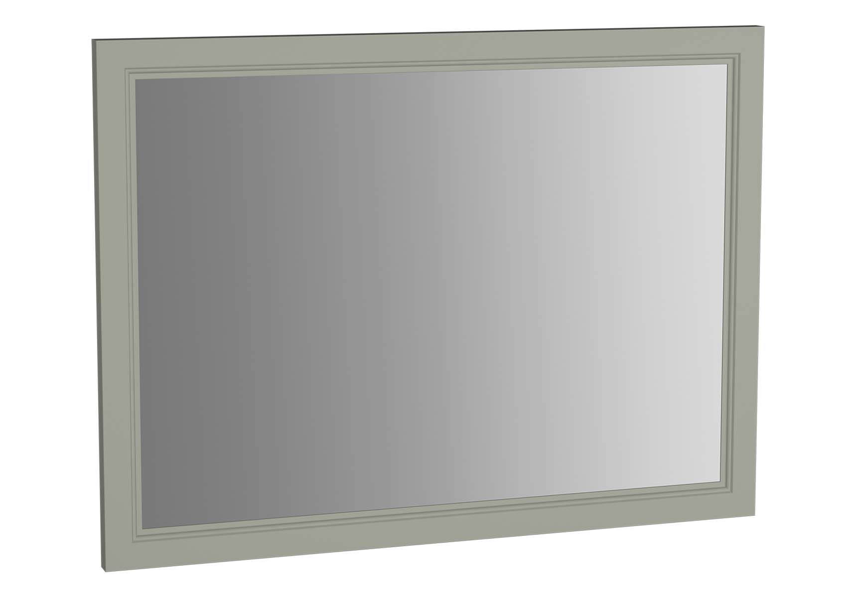 Valarte Flat Mirror, 100 cm, Matte Grey