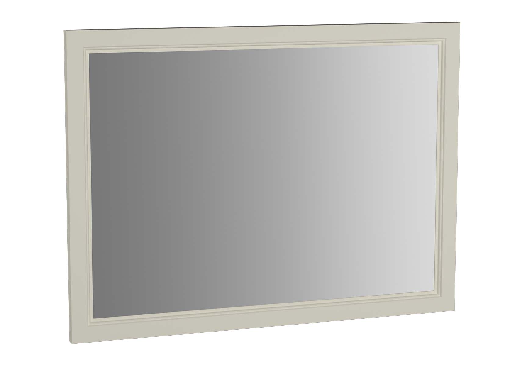 Valarte Flat Mirror, 100 cm, Matte Ivory