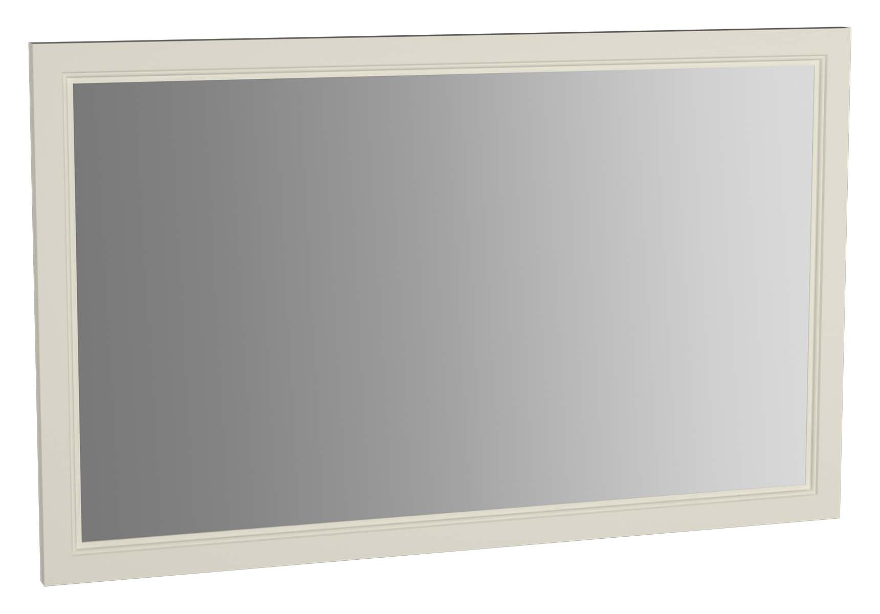 Valarte Flat Mirror, 120 cm, Matte Ivory