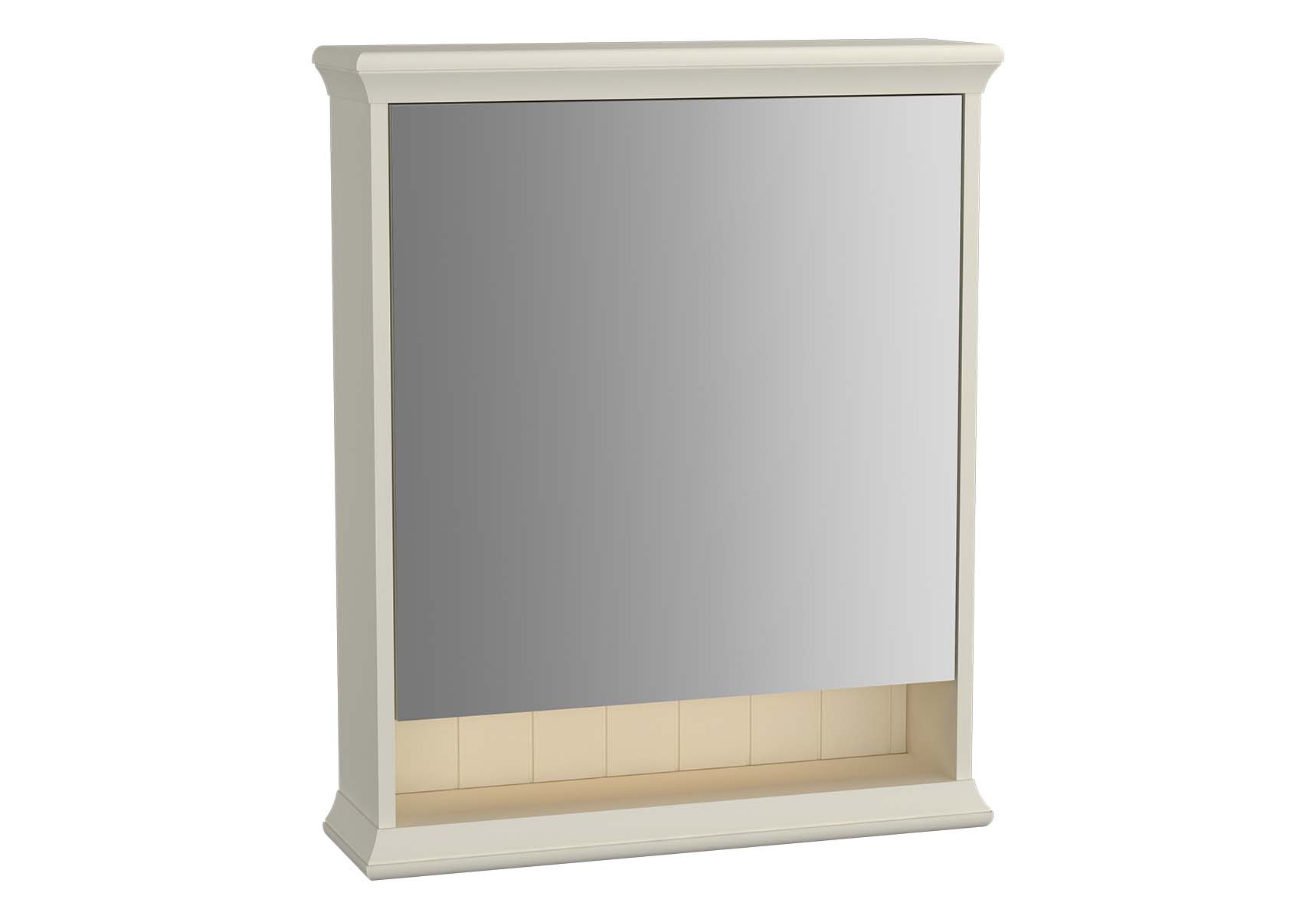 Valarte Mirror Cabinet, 65 cm, Matte White, right