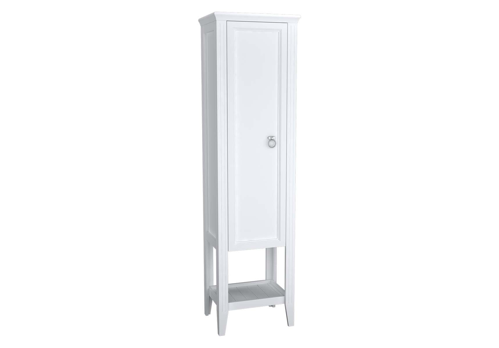 Valarte Tall Unit, 55 cm, Matte White, left