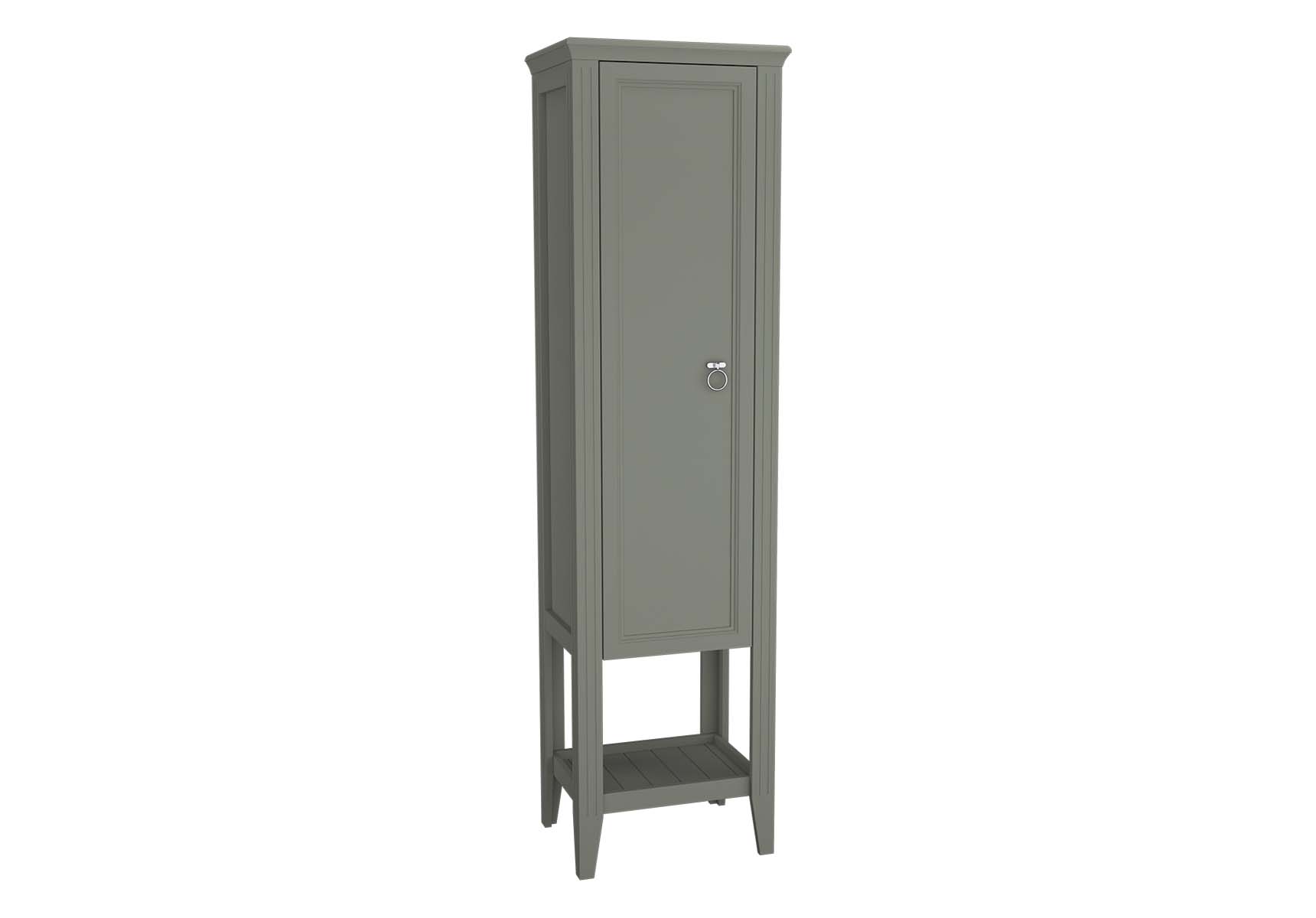 Valarte Tall Unit, 55 cm, Matte Grey, left