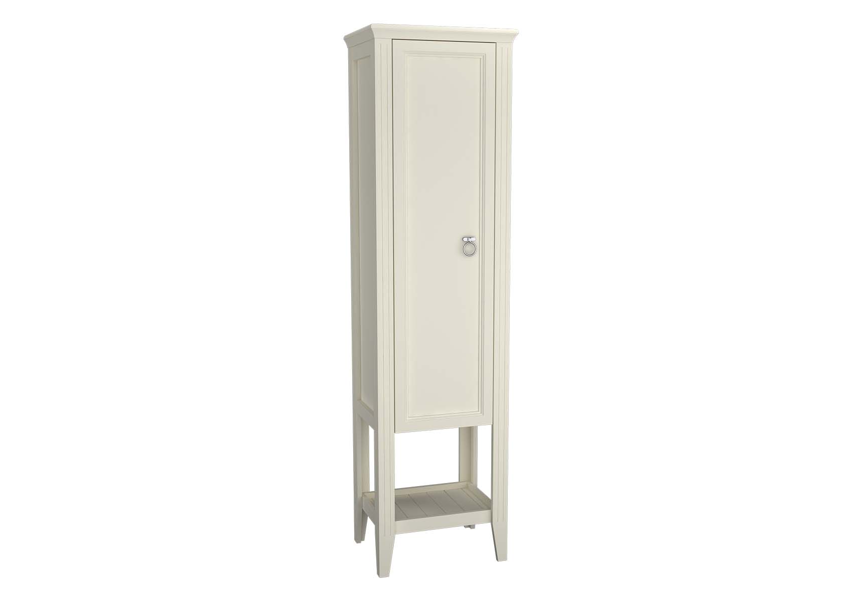 Valarte Tall Unit, 55 cm, Matte Ivory, left