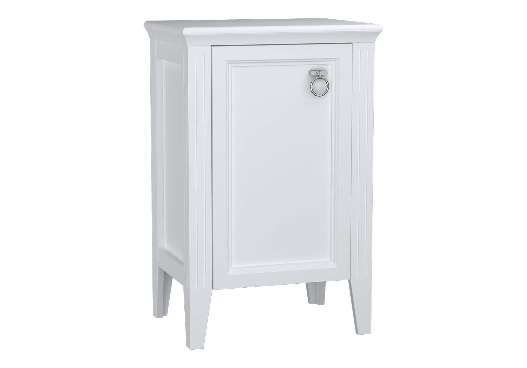 Valarte Mid Unit, 55 cm, Matte White, left