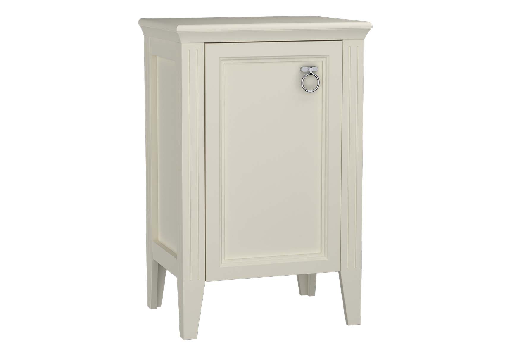 Valarte Mid Unit, 55 cm, Matte Ivory, left