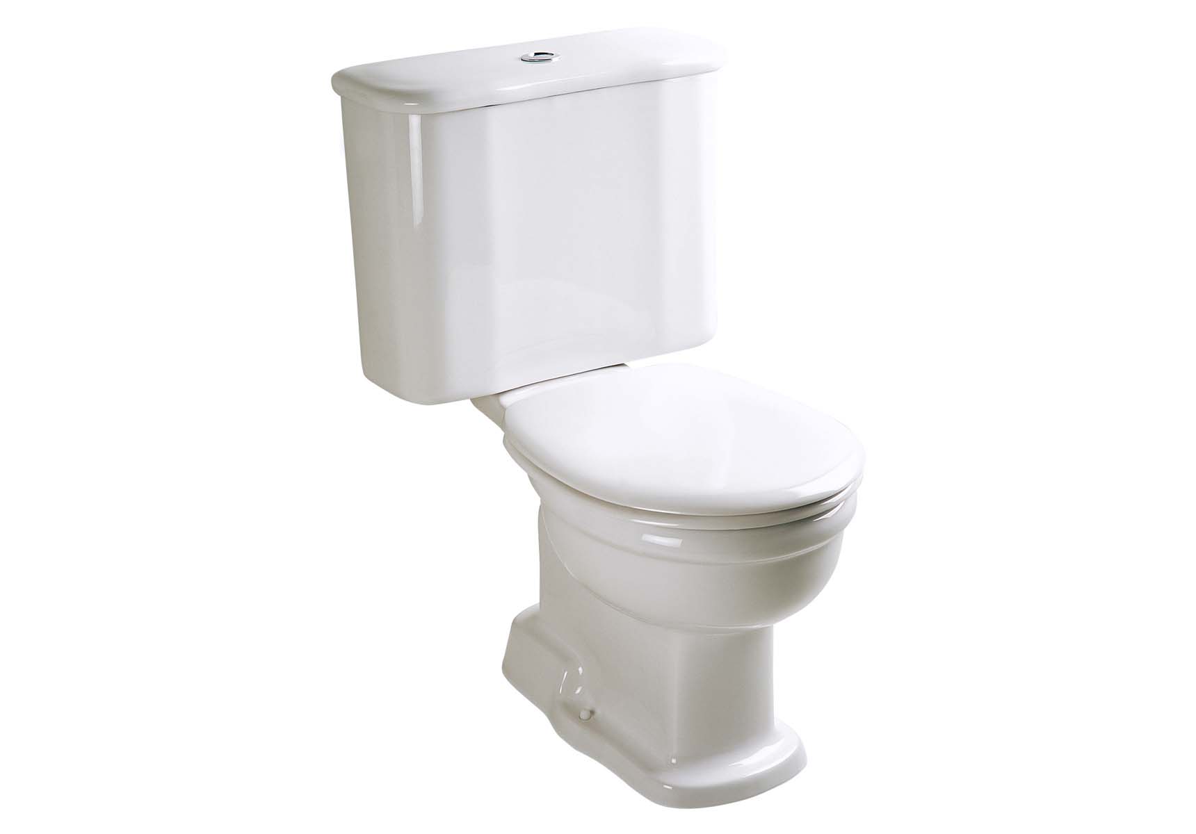 Aria Close-Coupled WC Pan with Bottom Outlet without Bidet Pipe